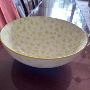 Large ceramic bowl with bees